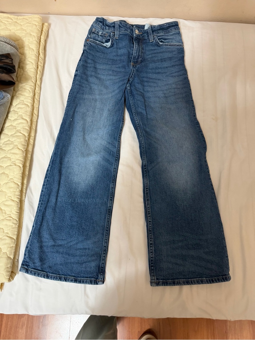 H&M Men's Bootcut Jeans - Medium Blue Wash